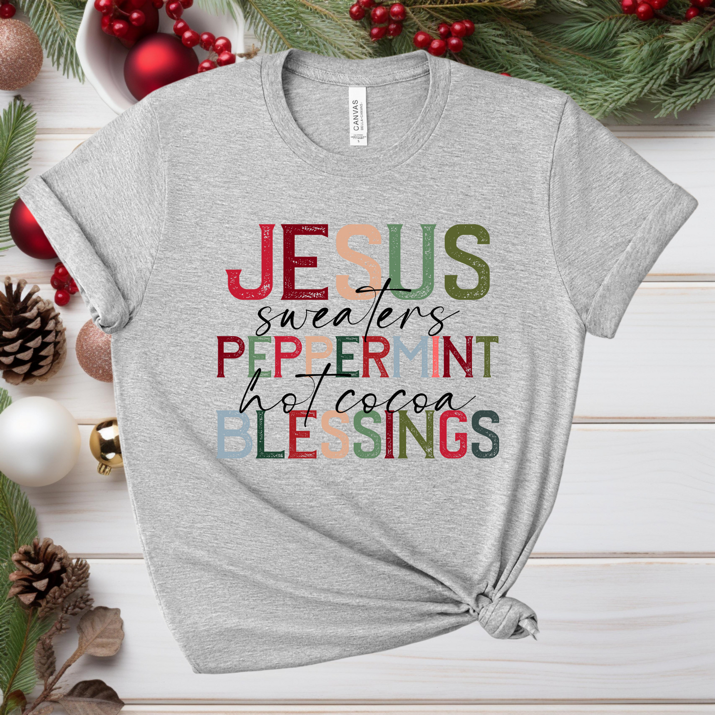 Jesus Christmas Blessings Women's T-Shirt
