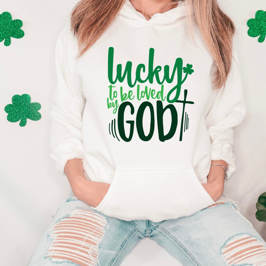 Lucky To Be Loved By God Women's Hoodie