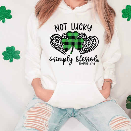 Not Lucky Simply Blessed Women's Hoodie