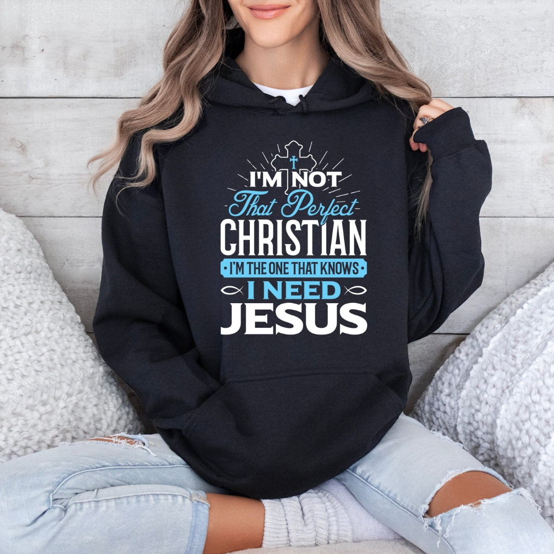 "I'm Not That Perfect Christian" Women's Hoodie