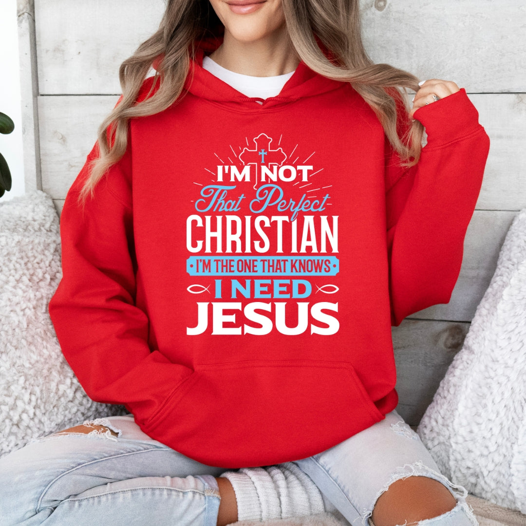 "I'm Not That Perfect Christian" Women's Hoodie