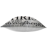 "I Can Do All Things Through Christ" Pillow