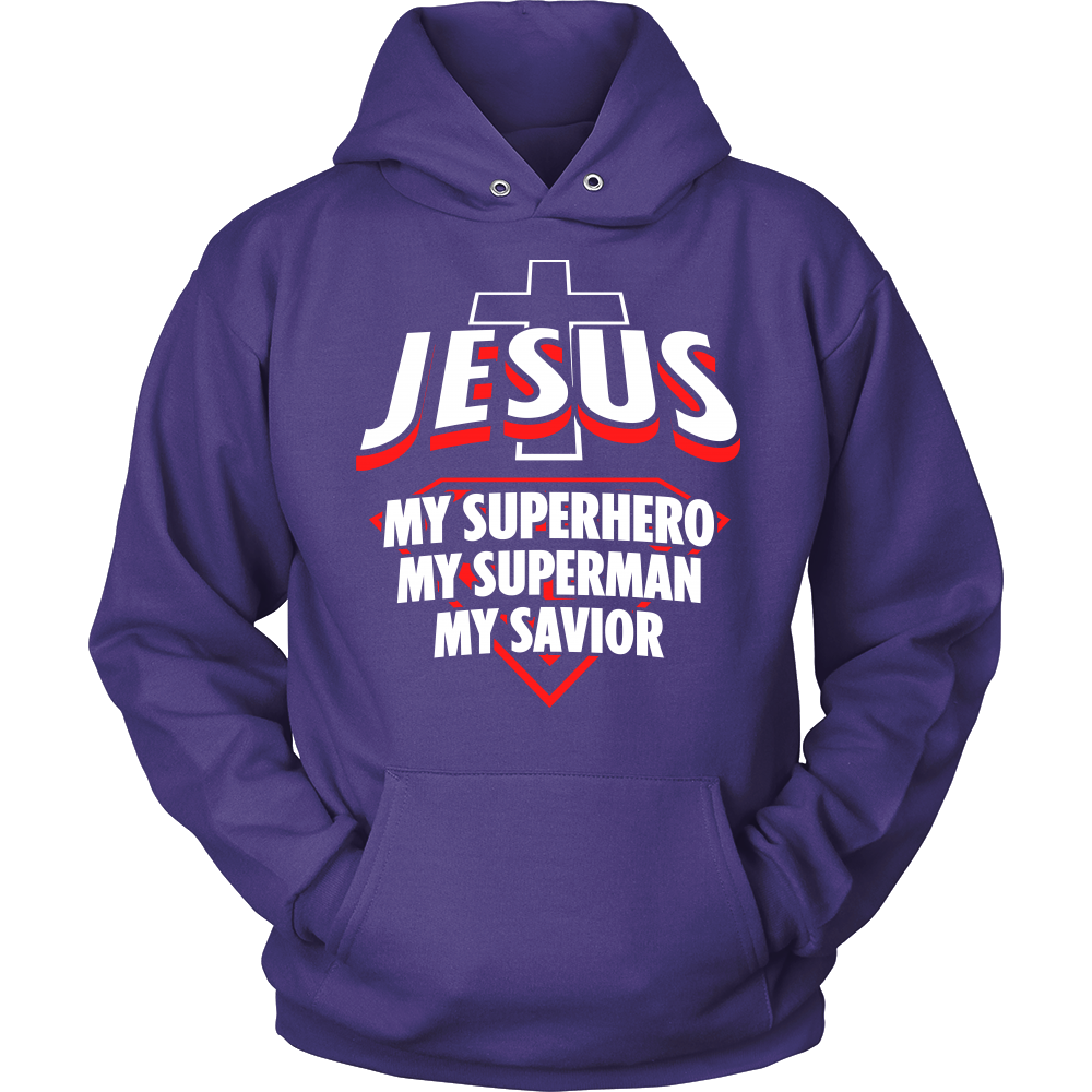 "Jesus My Superhero" Hoodie