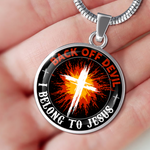 "Back OFF Devil - I Belong to Jesus" Necklace