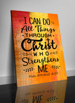 PHILIPPIANS 4:13 PREMIUM CANVAS