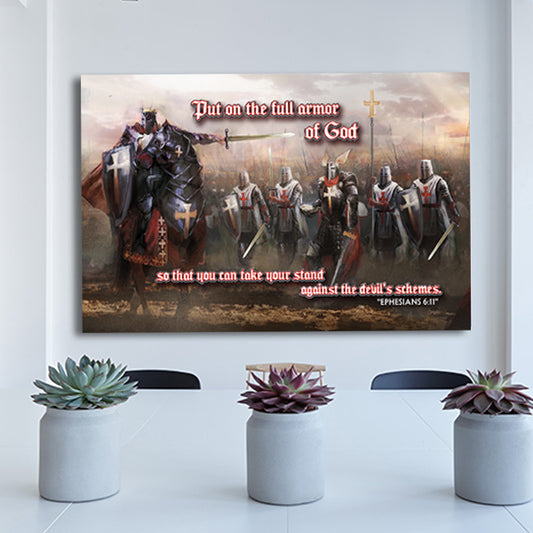 "Full Armor Of God" Premium Canvas