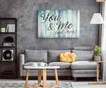 "You & Me (and Jesus)" Premium Printed Canvas