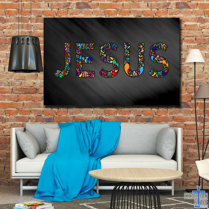 "Jesus" Premium Canvas Wall Art