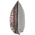 "Stand For The Flag, Kneel For The Cross" Pillow