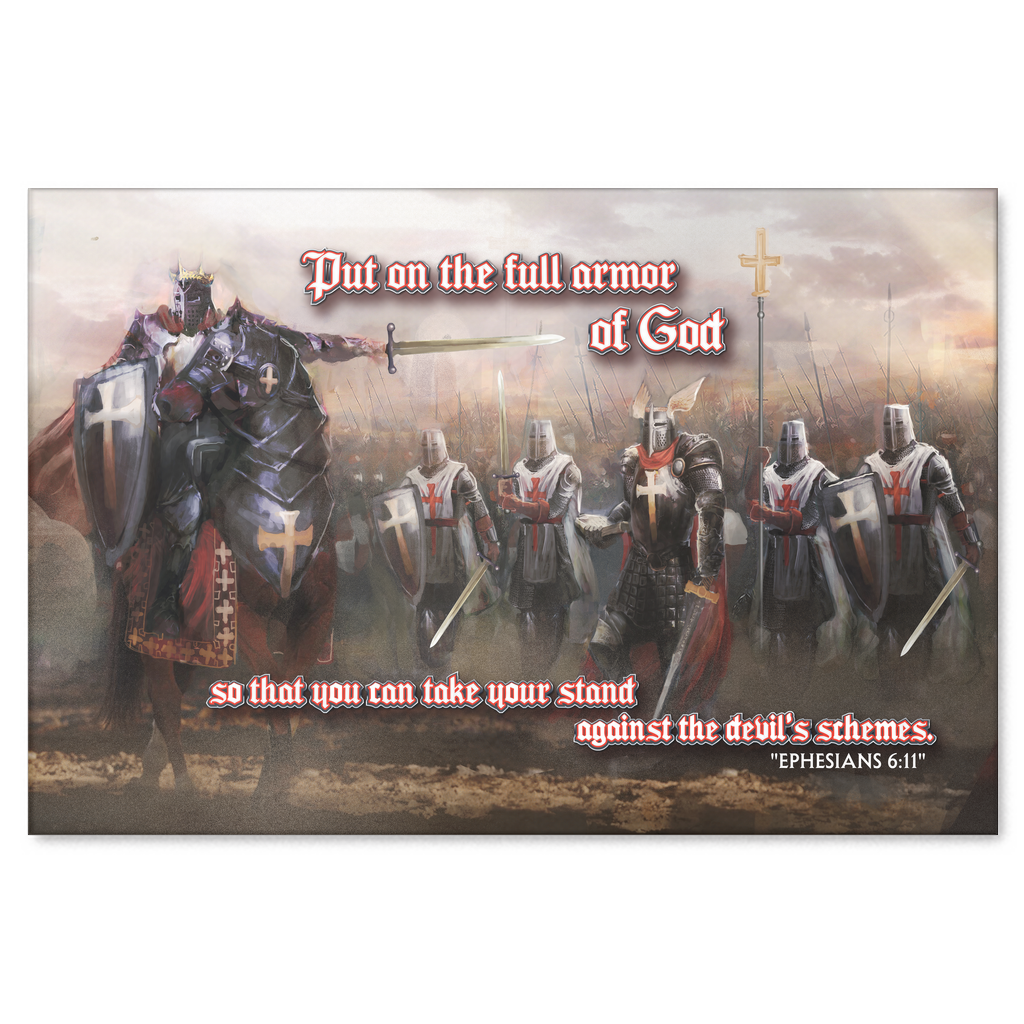 "Full Armor Of God" Premium Canvas